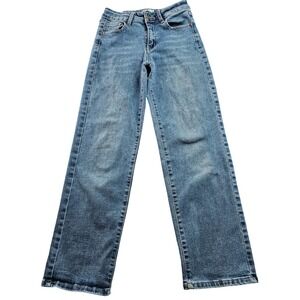 Sky Jeans Women's 3 Blue Denim Original Comfort Wear Grunge Straight Leg H2245-M